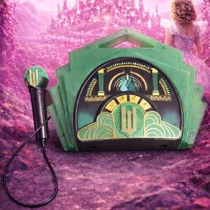 Wicked Bluetooth Sing Along Boombox Music Microphone Karaoke Movie OZ Lights